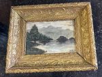 Medium-sized paintings with landscape, lightweight, available as a set of 2 (6436) - Image 3