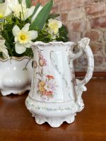 Porcelāna piena krūze ar ziedu detaļām, maza izmēra (3121) - Image 5