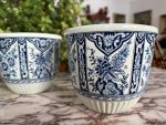 Delft puķpodi, kašpo, maza izmēra 3 gab (3844) - Image 5