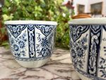 Delft puķpodi, kašpo, maza izmēra 3 gab (3844) - Image 4