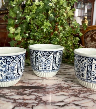 Delft puķu podi, 3 gab. (3844)
