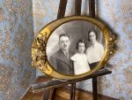 Золотая рама с розами, для зеркала или картины (400) — изображение 2