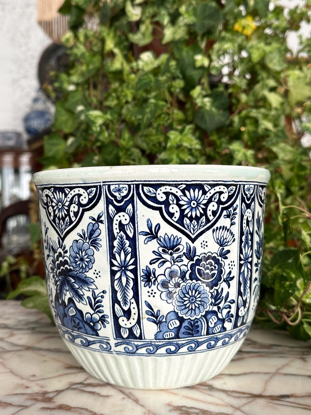 Delft puķpods, kašpo, vidēja izmēra (3845) - Image 1