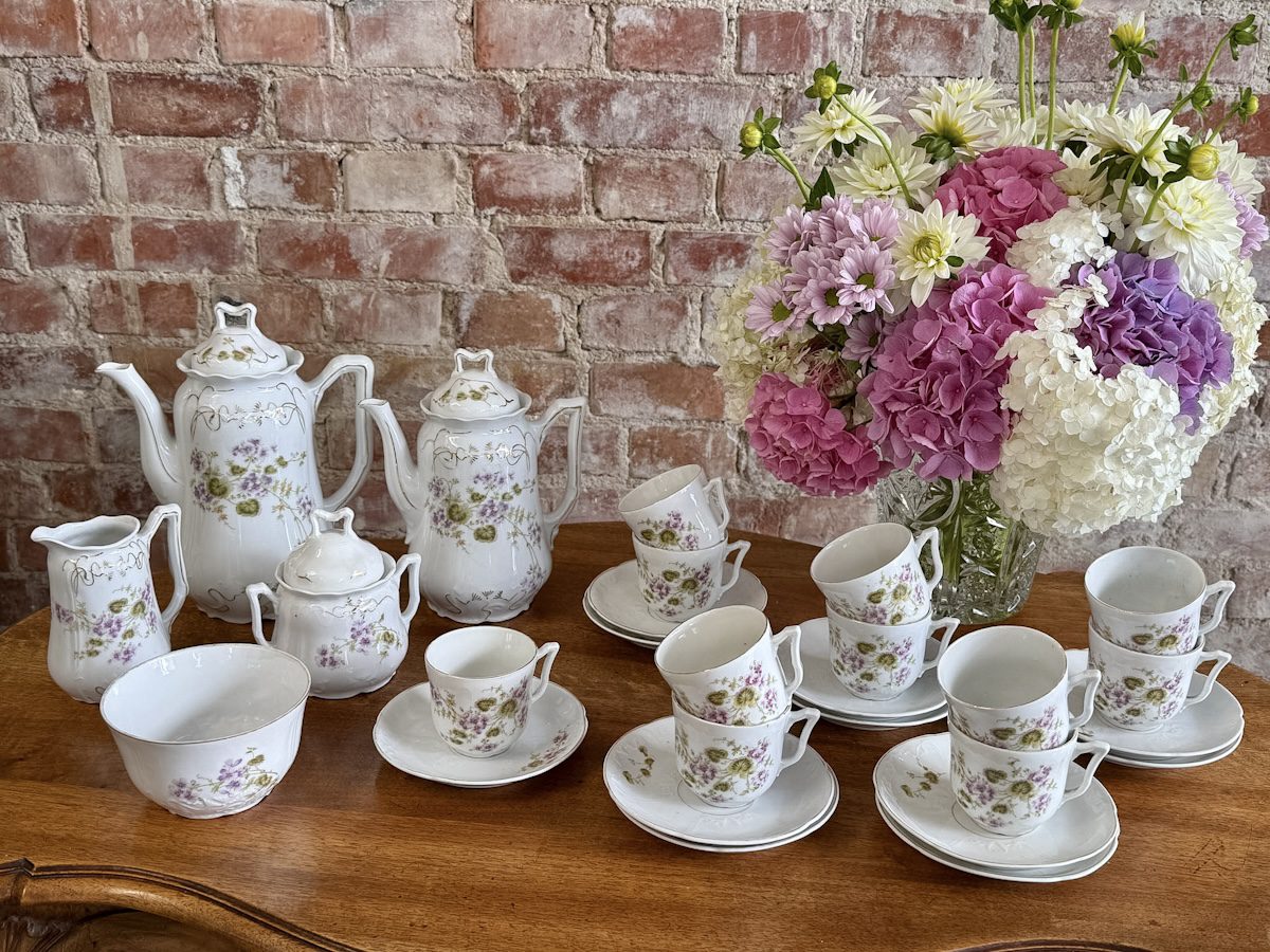 IMG_9564 antique porcelain tea set with floral pattern