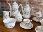 Antīka porcelāna tējas un kafijas servīze 11 personām ar divām tējkannām (Antiquarian Porcelain Tea & Coffee Service for 11 Persons) (5966) - Image 3