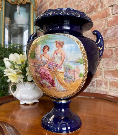 Stor mørkeblå vase, Østrig (3123)