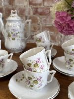 Antīka porcelāna tējas un kafijas servīze 11 personām ar divām tējkannām (Antiquarian Porcelain Tea & Coffee Service for 11 Persons) (5966) - Image 7