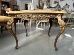 Metal table, medium size, heavy (3843) - Image 6
