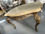 Metal table, medium size, heavy (3843) - Image 9