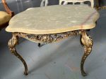 Metal table, medium size, heavy (3843) - Image 8