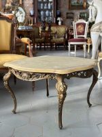 Metal table, medium size, heavy (3843) - Image 2