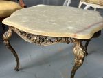Metal table, medium size, heavy (3843) - Image 11