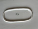 Antīks franču Limoges porcelāna ovālas formas servējamais trauks ar irbju gleznojumu (6757) - Image 8