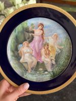 franču porcelāna “Limoge” šķīvis ar zelta krāsas detalizāciju, maza izmēra (6711) — изображение 3