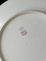 franču porcelāna “Limoge” šķīvis ar zelta krāsas detalizāciju, maza izmēra (6711) — изображение 4