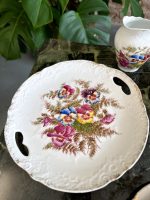 Antīka porcelāna tējas un kafijas servīze 6 personām ar atraitnīšu dekoru (Antique Porcelain Pansy Tea & Coffee Service for 6 Persons) (4075) - Image 13