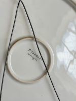 Antīks franču Limoges porcelāna lielformāta lādētais šķīvis ar dziedātājputnu gleznojumu (6705) - Image 9