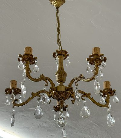 Kristāla lampa, 5 spuldzes, vidēja izmēra (3835)