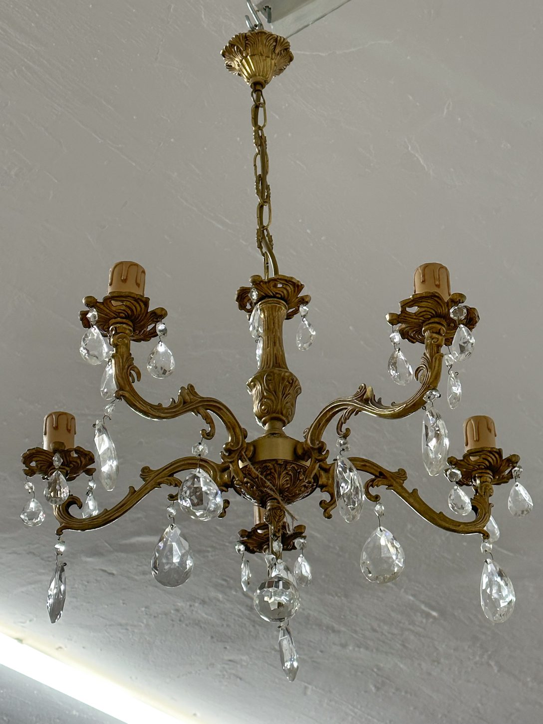 Lampa ar Kristāliem, 5 spuldzes, vidēja izmēra (3835) - Image 1