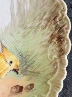 Luxurious Limoges Porcelain Decorative Plate with Bird — Historicism Style, (6713) - Image 6