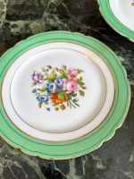Porcelāna Komplekts ar Ziedu Motīviem - Kūku Šķīvis + 2 Šķīvji (4078) - Image 7