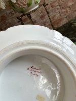 Porcelāna Komplekts ar Ziedu Motīviem - Kūku Šķīvis + 2 Šķīvji (4078) - Image 10