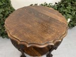Chippendale Style Wooden Table with Lion Paws, Medium Size, Heavy (4437) - Image 11
