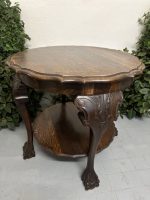 Chippendale Style Wooden Table with Lion Paws, Medium Size, Heavy (4437) - Image 6