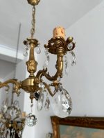 Lampa ar Kristāliem, 3 spuldzes, maza izmēra, Pieejamas 2 vienādas lampas (3837) - Image 14