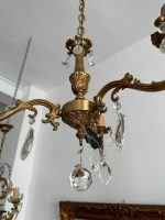 Lampa ar Kristāliem, 3 spuldzes, maza izmēra, Pieejamas 2 vienādas lampas (3837) - Image 18