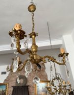 Lampa ar Kristāliem, 3 spuldzes, maza izmēra, Pieejamas 2 vienādas lampas (3837) - Image 8