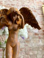Čuguna Figūras ar Spārniem, Art Nouveau/Simbolisma stils, Eiropas čuguna lējumu tradīcija, ap 20. gs. Vidēji Maza Izmēra, Smagas, Pieejamas 2 gab (4080) - Image 8