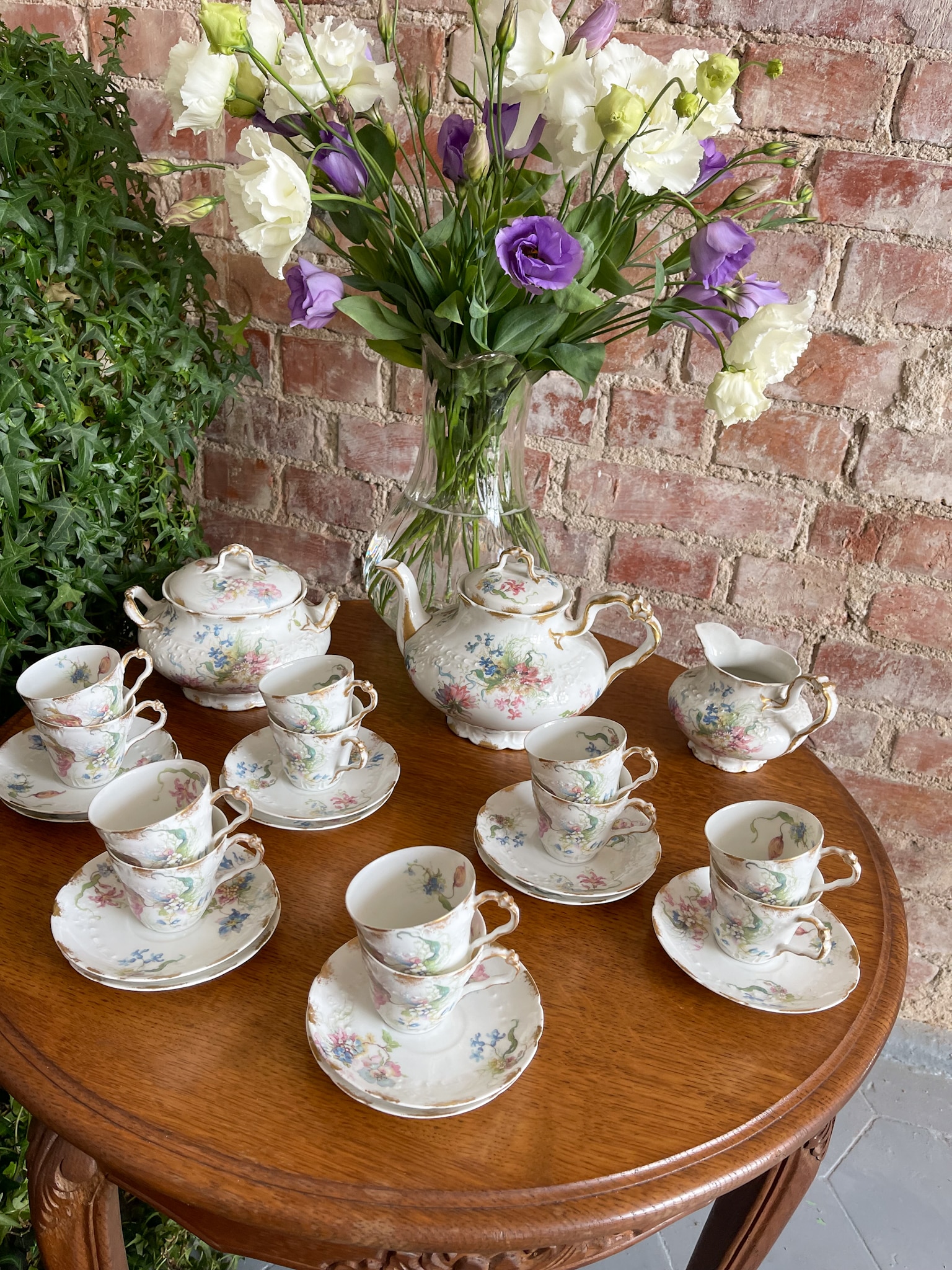 Porcelāna tējas/kafijas komplekts, servīze (2457) - Image 1