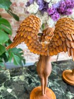 Čuguna Figūras ar Spārniem, Art Nouveau/Simbolisma stils, Eiropas čuguna lējumu tradīcija, ap 20. gs. Vidēji Maza Izmēra, Smagas, Pieejamas 2 gab (4080) - Image 21