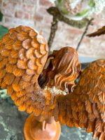 Čuguna Figūras ar Spārniem, Art Nouveau/Simbolisma stils, Eiropas čuguna lējumu tradīcija, ap 20. gs. Vidēji Maza Izmēra, Smagas, Pieejamas 2 gab (4080) - Image 23