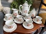 Porcelāna Tējas/Kafijas Servīze ar Enģeļu Motīviem (3463)