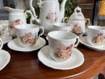 Porcelāna Tējas/Kafijas Servīze ar Enģeļu Motīviem (3463) - Image 5