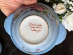 Antique French Limoges Porcelain Sugar Bowl with Floral Painting and Gilding (6716) - Image 2