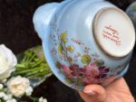 Antique French Limoges Porcelain Sugar Bowl with Floral Painting and Gilding (6716) - Image 10