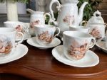 Porcelāna Tējas/Kafijas Servīze ar Enģeļu Motīviem (3463) - Image 9